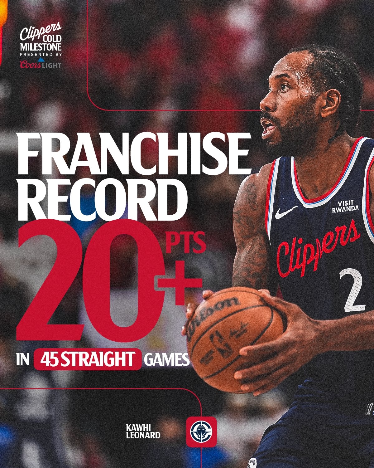 世界杯下载更新-机器人还是强!伦纳德单季连续45场得分20+ 超麦卡杜独占队史第一